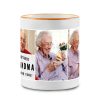 מתנה מיוחדת לסבתא - ספל קפה "הסבתא הטובה בעולם" עם תמונות אישיות